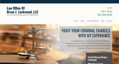Desktop Screenshot of brianlockwoodlaw.com