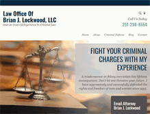 Tablet Screenshot of brianlockwoodlaw.com